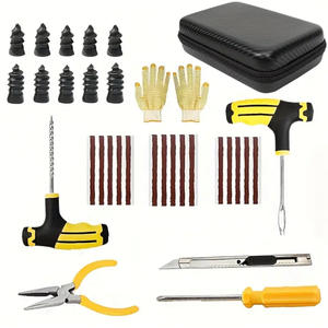Kit de Reparación de Neumáticos Wantu de 23 Piezas, Herramienta para Reparar Pinchazos en Neumáticos sin Cámara, Juego de Parches de Emergencia - Product Image 4
