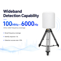 Détecteur de drones fixe longue portée 10KM, 100MHz-6000Hz RF, dispositif de détection et de localisation passifs de drones, détecte DJI Mini Air Mavic FPV