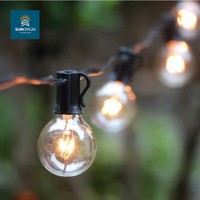 Ampoule LED G40 SMD5050 Globe IP44 RGBW 40mm pour l'extérieur, guirlandes lumineuses décoratives pour mariage et fêtes, 5M/10M personnalisables, CRI90, dimmables
