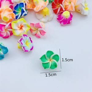 <span class=keywords><strong>Flor</strong></span> de arcilla polimérica de 15MM con agujero para hacer joyas, collar, pendiente, decoración DIY, funda de teléfono para decoración de <span class=keywords><strong>uñas</strong></span> - Product Image 5