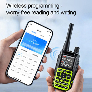 Walkie-talkie 5W con accoppiamento di frequenza a un pulsante, scrittura di frequenza BT, comunicazione a lunga distanza UHF VHF fino a 1-5 <span class=keywords><strong>chilometri</strong></span> - Product Image 2