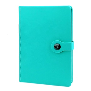 Tùy chỉnh thân thiện với môi PU da A6 túi nhỏ Kích thước bìa cứng Kid của bí mật Nhật ký với vòng lặp bút và khóa - Product Image 2