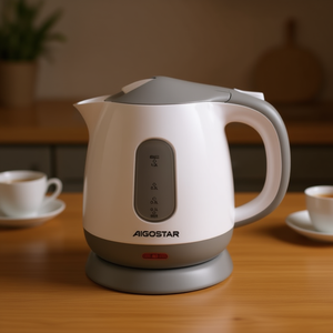 Aigostar Plastic Cordless Electric <b>Kettle</b> 1.1L <b>Water</b> Level Indicator Automatic Shut-Off Boil-Dry Protection for Household Use - Product Image 3