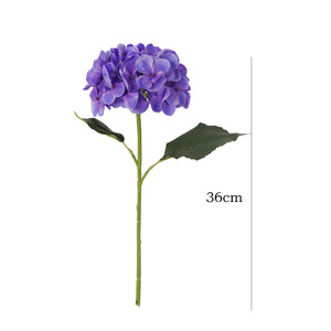 <b>Hydrangea</b> <b>Artificial</b> Flowers 46 Piece PVC Petal Home Wedding Decor Complete Finished Product - Product Image 5