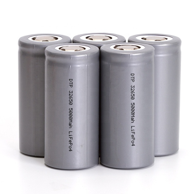 32700 Lifepo4 Lithium Iron Phosphate 5000mAh 32650 3.2v 5Ah Cylindrical  Battery