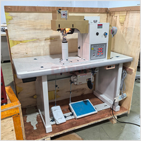 Machine automatique de collage et de frappe des bords en cuir CADDY - Application informatisée de colle pour les empeignes de chaussures et le traitement en tannerie