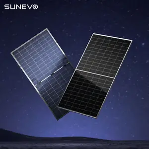 SunEvo Supply Panneau solaire HJT pour nouvelle maison 690W 695W 700W 705W 710W 715W Panneau solaire transparent à prix compétitif