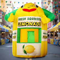 Tente gonflable personnalisée pour stand de crème glacée, stand de limonade gonflable, kiosque alimentaire, stand de concession gonflable publicitaire pour carnaval
