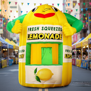 Custom <strong>Inflatable</strong> Ice Cream Booth Tent <strong>Inflatable</strong> Lemonade Stand Food Kiosk Advertising <strong>Inflatable</strong> Consession Stand for Carnival - Product Image 4