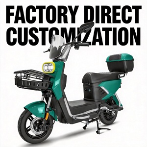 Bicicleta eléctrica ligera para desplazamientos, batería de plomo-ácido de 48V, gran autonomía, para ciudad pequeña, exportación. - Product Image 1