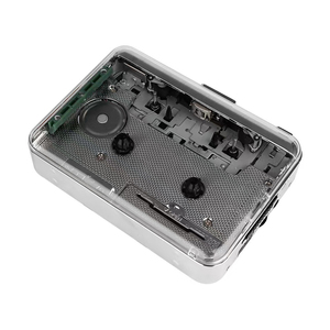 Lecteur de cassettes transparent en gros avec mécanisme visible pour la conversion de cassettes en MP3 et l'écoute de musique, style rétro portable - Product Image 5