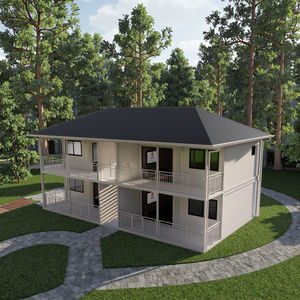 DAC 20ft 40ftラグジュアリーヴィラモデルハウスプレハブ複数モジュラー住宅拡張可能コンテナ2フロアハウス - Product Image 4