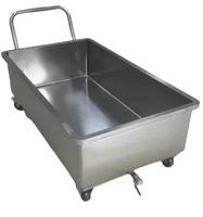 Chariot mobile rotatif en acier inoxydable 304 pour les usines de transformation alimentaire