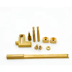 Torno CNC Usinagem Personalizado Cobre Latão Tube Washer Embedded Brass Parts