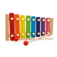 8คีย์และ2ตะลุมพุก-เครื่องดนตรีสำหรับเด็กเล็กและเด็กก่อนวัยเรียนพร้อมที่จะเล่น