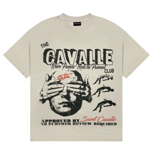 เสื้อยืดโอเวอร์ไซส์สีกากีคุณภาพสูงสำหรับผู้ชาย พิมพ์ลายกราฟิกสีเข้มสไตล์วินเทจแนวสตรีทแวร์ ขายส่ง - Product Image 1