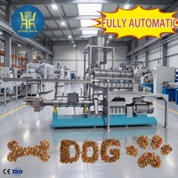 Extrudeuse d'aliments pour animaux de compagnie à chauffage électrique, ligne d'extrusion d'aliments pour animaux de compagnie à haute efficacité, machines d'extrusion d'aliments pour chiens