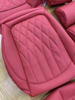 Vente en gros d'usine, housses de siège de haute qualité pour Mercedes-Benz Classe C W204 et W205, remplacement de sièges avec cuir Napa rouge