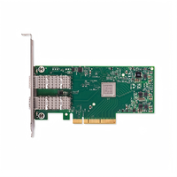 Adaptor Jaringan MCX556A EDAT Dual QSFP28 Port 100GbE EDR IB PCIe4 0 X16 Untuk HPC Cloud Data Center Storage Virtualization SmartNIC