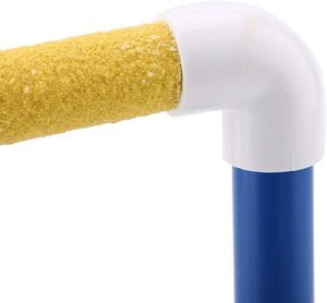 Kuş levrek 9.rots papağan duş Perches Playstand için çevre dostu <span class=keywords><strong>PVC</strong></span> eğitim <span class=keywords><strong>stand</strong></span>ı oyun alanı oyuncak atiatiel - Product Image 4