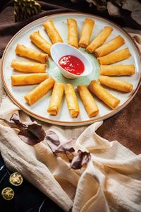 Vente en gros de légumes Rouleaux de printemps surgelés Pâtisserie végétarienne Cuisine chinoise Aliments sucrés coréens - Product Image 2