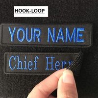 Écussons personnalisés avec nom, motif floral en forme de cœur, en tissu denim écologique, avec crochet et boucle thermocollants pour badges brodés, chapeaux de couleur personnalisée