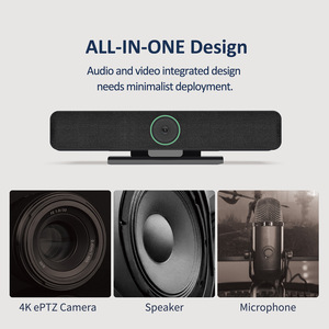 Caméra de vidéoconférence intégrée | Fonction de cadrage automatique et de suivi du visage 4K <span class=keywords><strong>EPTZ</strong></span> AI | Connectivité de type C pour les pièces moyennes - Product Image 4