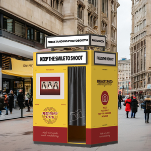 Photomaton professionnel 2025, appareil photo autonome de taille ultra mince, appareil photo selfie à écran tactile de 21.5 pouces - Product Image 4