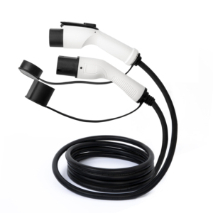 สายชาร์จรถยนต์ไฟฟ้า IP55 Type 2 to Type 2 วัสดุ TPU 250V 32A 1 เฟส 7kW - Product Image 4