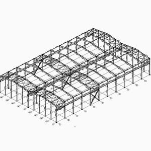 Estructura <span class=keywords><strong>de</strong></span> Acero Resistente, Diseño Moderno <span class=keywords><strong>de</strong></span> Edificio Prefabricado <span class=keywords><strong>de</strong></span> Gran Altura para Almacén/Taller, Acero al Carbono Q235 con 5 Años <span class=keywords><strong>de</strong></span> Garantía - Product Image 2