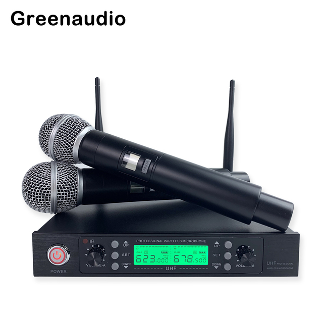 GAW-U2288 UHF Wireless Microphone Home Singing Handheld Conference Performance Microphone for Ktv Singing Stage Party