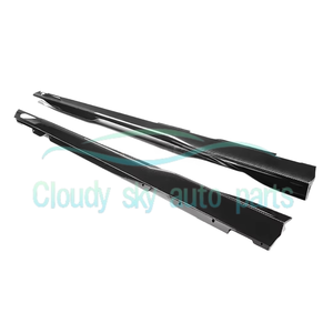 Minigonne laterali in fibra di carbonio stile SQ per BMW <span class=keywords><strong>Serie</strong></span> <span class=keywords><strong>4</strong></span> G26 <span class=keywords><strong>Gran</strong></span> Coupé <span class=keywords><strong>4</strong></span> porte 2021+ - Splitter paraurti di alta qualità, nuovo, montaggio a bullone - Product Image 3