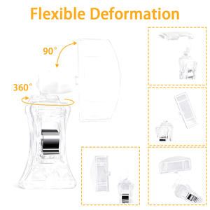 Clipe Ajustável de Canal Duplo para Exibição de Prateleira em Supermercados - Product Image 5