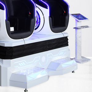 Nouveauté 2025 : Simulateur de mouvement VR 2 places avec 5 effets spéciaux pour jeux de réalité <span class=keywords><strong>virtuelle</strong></span> en fauteuil œuf - Product Image 4