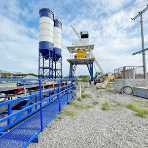 Mobile Wet Batch Concrete Batching Plant <b>for</b> <b>Sale</b> Mobile Concrete <b>Cement</b> <b>Mixer</b> with PLC Core Components - Product Image 1