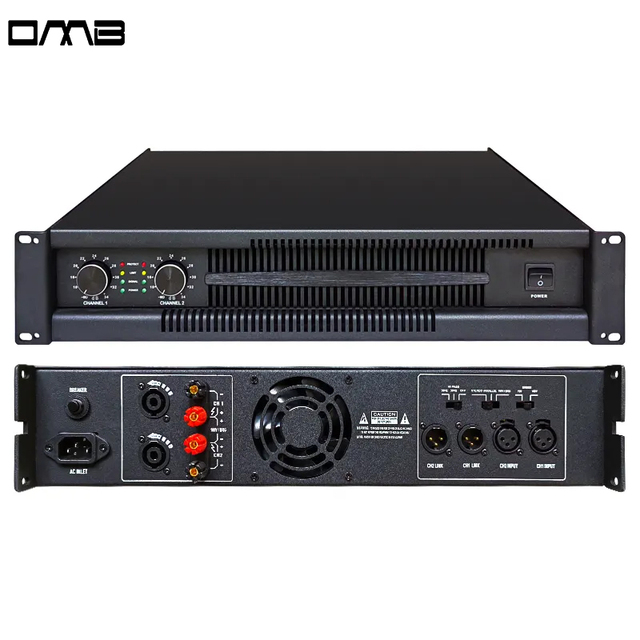 VR400 2 Channel 400Wx2 AMP Professional Audio High Quality Circuit Switch Digital Class D Subwoofer 2u Power Amplifier