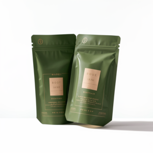 Support d'emballage en feuille de mylar anti-odeur à fermeture éclair avec logo personnalisé Pochette à fermeture éclair en plastique pour le stockage du thé et des collations - Product Image 2