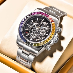Pagani Design PD1777 Montre Automatique Pour Homme Stainless Steel Waterproof 10Bar <b>Chronograph</b> <b>Automatic</b> Mechanical Watch - Product Image 5