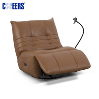 MANWAH CHEERS Chaise inclinable en cuir Offre Spéciale, pivotante à 360 °, confortable, à bascule, canapé extensible pour le salon.