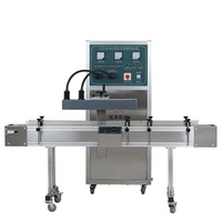 Ligne de scellage par induction à grande vitesse (200 à 600 Bpm) pour flacons compte-gouttes à embout pointu, idéale pour les gouttes oculaires et les huiles essentielles