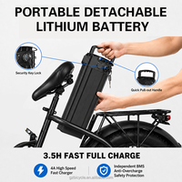 Vélo Électrique Pliant Tout-Terrain 500W à Moteur Arrière Sans Balais, 7 Vitesses, pour Voyages et Sports en Extérieur – Vente en Gros Usine à Prix Abordable