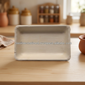 Bandeja Rectangular Profunda Desechable Ecológica de Hoja de Palma de 25 x 15 cm - Product Image 2