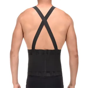 Cinturini flessibili cintura di sostegno lombare regolabile con bretelle cintura di sostegno lombare per bretelle a compressione