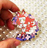 Grosir harga murah kustom lucu kartun peri lapisan emas logam keras Enamel Glitter layar sutra cetak pin kerah untuk hadiah