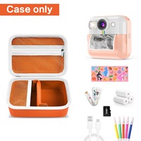Sac de protection pour appareil photo pour enfants en EVA antichoc personnalisé, léger, pour le transport et le rangement, adapté aux mini appareils photo numériques pour enfants