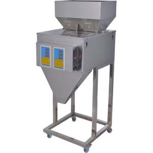 Dispensador de Alta Precisión de Acero Inoxidable con 2 Cabezales para Llenado de Bolsas de 500g de Uvas, Frutos Secos, Bayas de Goji, Especias, Polvo, Harina, Café y Té - Product Image 4