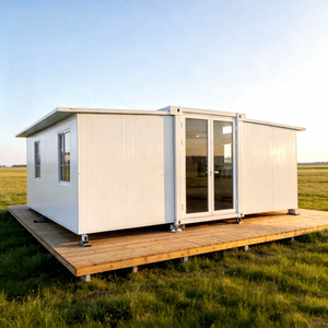 Maison conteneur extensible WELLCAMP, design moderne, installation rapide, électricité et plomberie intégrées, clé en main, pour habitation ou bureau - Product Image 1