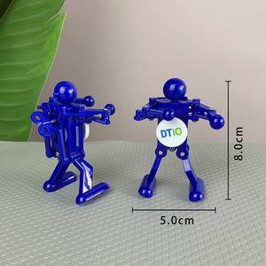 <span class=keywords><strong>Robot</strong></span> <span class=keywords><strong>dansant</strong></span> à remonter pour enfants, jouet anti-stress amusant, en plastique, avec logo personnalisé, faible MOQ, vente en gros, cadeau promotionnel pas cher - Product Image 2