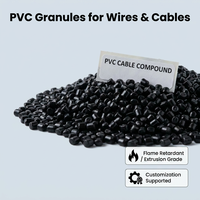Granulés de PVC flexibles ignifuges de haute qualité OEM ODM, composé de résine PVC pour fils et câbles