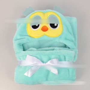 Plaid de bain en velours 70*100cm pour enfants et nouveau-nés, doux, épais, à capuche, motif animal, automne-hiver, imprimé dessin animé, séchage rapide, pour la maison - Product Image 6